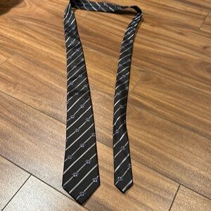 Black Winnipeg Jets neck tie